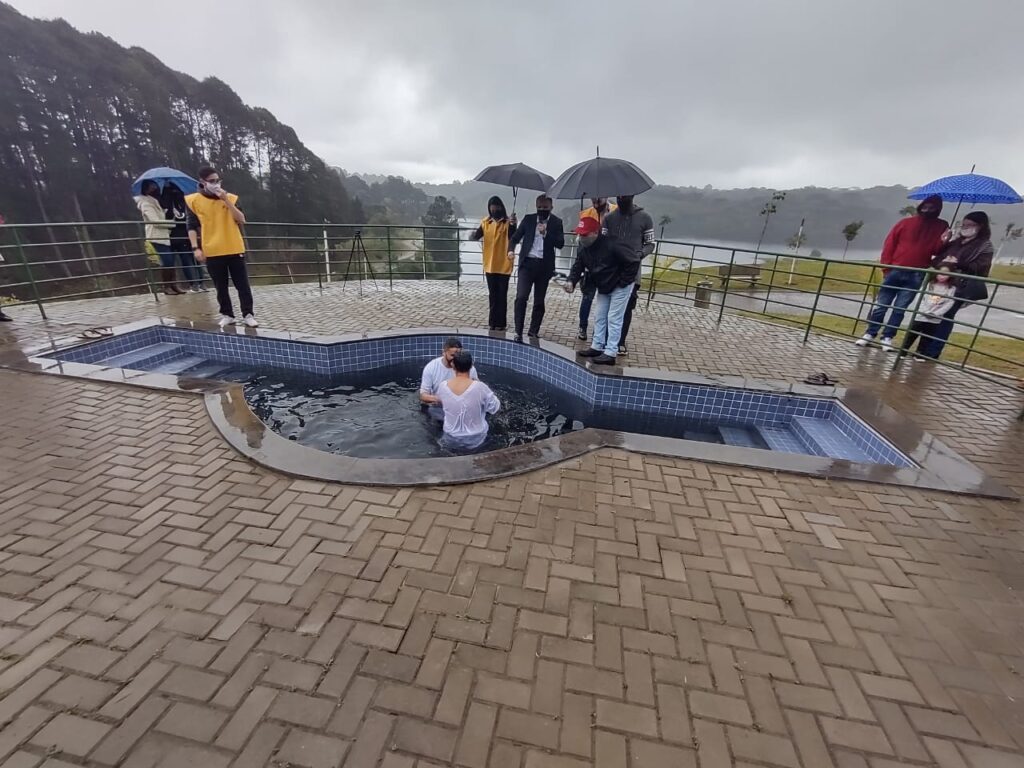 INAUGURAÇÃO DO 1° BATISTÉRIO MUNICIPAL DO BRASIL EM CAXIAS DO SUL.