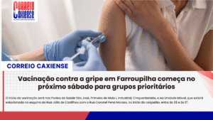 Vacinação contra a gripe em Farroupilha começa no próximo sábado para grupos prioritários