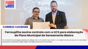 Farroupilha assina contrato com a UCS para elaboração do Plano Municipal de Saneamento Básico
